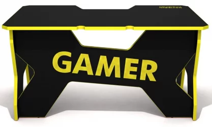 Стол геймерский Генериc Комфорт Гамер2/ДС/НИ Желтый Черный / Generic Comfort Gamer2/DS/NY
