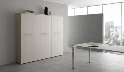 Стол рабочий, прямолинейный ГЛОСС ЛИНЕ НСР-О.004.2 Ивори / GLOSS LINE Ivory