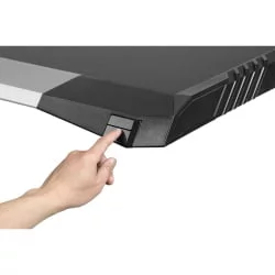 Стол для геймеров ЛУМИ ГМД01-1 c РБГ подсветкой / LUMI GMD01-1 c RBG