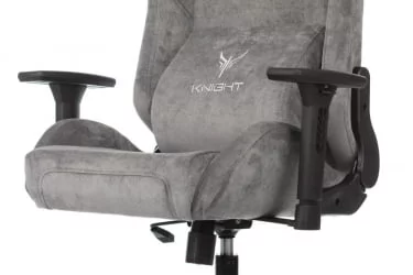 Геймерское кресло КНИГХТ Н1 ГРЕЙ / KNIGHT N1 GREY