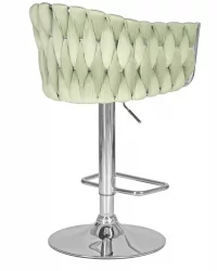 Стул барный ДОБРИН МАРCЕЛ Пудрово-мятный велюр МДЖ9-87 / DOBRIN MARCEL MJ9-87