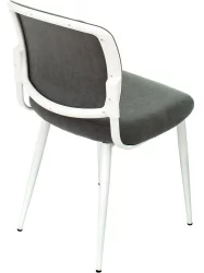 Стулья для кухни Бюрократ КФ-8В вхите Серый 2 шт. / KF-8W white