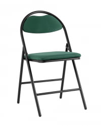 Складной стул Хаген блаcк велюр Зеленый / Hagen black