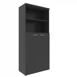 Шкаф для документов с глухими средними дверьми КСХC 85.6 Легно Темный / XHC