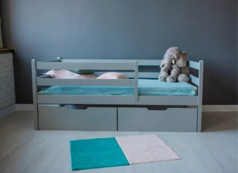 Кровать детская РооРоом ВК-1с Серая / RooRoom VK-1с