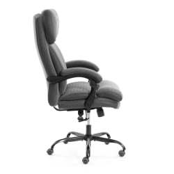 Кресло руководителя Чиеф металБЛ велюр/ткань, серый, 29/ТВ-12 / Chief metalBL 29/TW-12