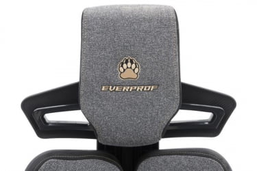 Кресло геймерское Еверпроф Сервал С Ткань Черно-серый / Everprof Serval S