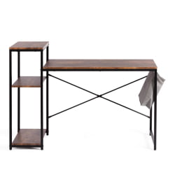 Письменный стол с полками ВД-15 бурнт / WD-15 burnt