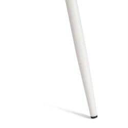 Металлический стул CХИЛЛЙ (мод. 7094-1) вельвет/металл, 44,5х52,5х86 см, пинк (розовый) ХЛР39 / белый / CHILLY (mod. pink HLR39