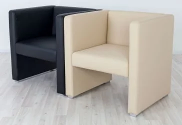 Кресло Бриф экокожа Бежевый