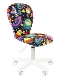 Детское кресло CХАИРМАН ТИН (Кидс) 105 белый пластик НЛО / CHAIRMAN (Kids)