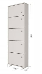 Тумба в прихожую Пайн ПП 8 Дуб Ривьера Бетон Пайн