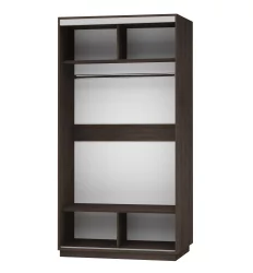 Шкаф-купе коричневый Экспресс Хит Элемент 1200кс2200х Венге / 1200x2200h