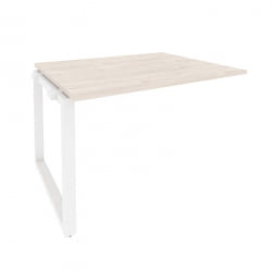 Проходной наборный элемент переговорного стола ОНИКС О.МО-НПРГ-2 Денвер Светлый/Белый / ONIX O.MO-NPRG-2