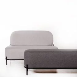 Пуф большой Гаваии (ПБ) Тем серый / Gawaii