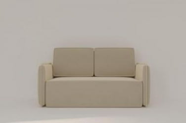 Коричневый диван Умео (Берхоусе) Цвет фасада: Левис 04 велюр; Тип: Прямой; Материал фасада: Металл/Велюр / (Berhouse)