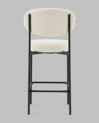 Стул полубарный Бриф ДД ПБ букле молочный / DD