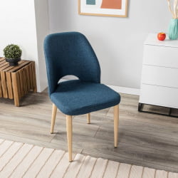 Стул Ледгер синий/нат.дуб / Ledger