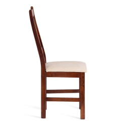 Стул CРОССМАН (комплект) НЕВ, Многослойный березовый шпон, 41х40кс100 см, каппучино/велюр бежевый / CROSSMAN NEW, 41х40x100 cappuchino/велюр