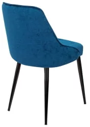 Стул для кухни Бюрократ КФ-5 Синий Велвет 29 / KF-5 Velvet