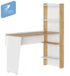 Письменный стол ТЕCХНО СП-001 Белый/дуб крафт золотой / TECHNO