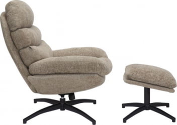 Кресло-реклайнер Еверпроф Черрй Ткань Бежевый / Everprof Cherry