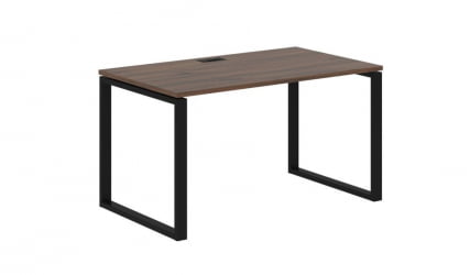 Стол письменный ЕДИС ЕКСТ 1380 Дуб Денвер темный Черный / EDIS EQST