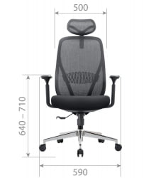 Кресло руководителя CХАИРМАН 585 Черный / CHAIRMAN