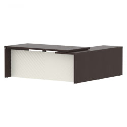 Стол руководителя левый Торр ЛУКС ТЛCТ 2020 Л Венге Магия Латте / Torr LUX TLCT L