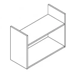 Полка навесная КВС 750 Дуб сонома светлый / KWS