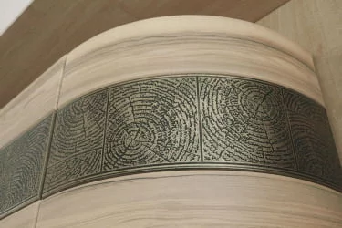 Шкаф торцевой закрытый лев/прав Бруклин 101.16 Дуб Кронберг/Лагода/Антрацит