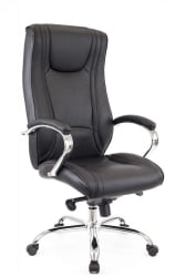 Кресло руководителя Кинг М экокожа Кремовый / King M