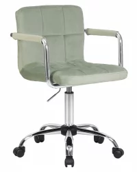 Офисное кресло для персонала ДОБРИН ТЕРРЙ Мятный велюр МДЖ9-87 / DOBRIN TERRY MJ9-87