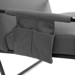 Кресло Чарли ЛУКС/Чарли Люкс К экокожа , Шарп Графит, 70х80х82 см / Charli LUX/Чарли Sharp