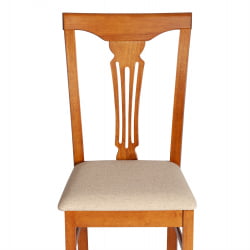 Стул Гермес/ Хермес дерево гевея, 43х49х94см, Еспрессо, ткань бежевая (С178-4) / Hermes Espresso, (S178-4)