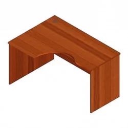 Стол компьютерный угловой Р.СКУ-14 (левый) Орех Гепланкт