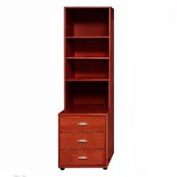 Стеллаж открытый с тумбой и ящиками Модул 4 Яблоня / Modul