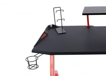 Геймерский стол СКИЛЛ CТГ-001 Красный / SKILL CTG-001