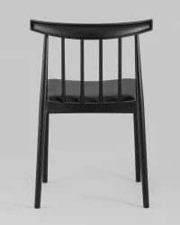 Стул пластиковый Ранч с мягким сиденьем Черный / Ranch