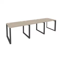 Рабочая станция на О-образном м/к ОНИКС О.МО-РС-3.1.8 Дуб Аттик/Антрацит / ONIX O.MO-RS-3.1.8