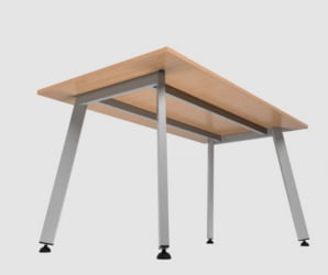 Стол для столовой 1500х800 мм Пластик Бук/Коричневый