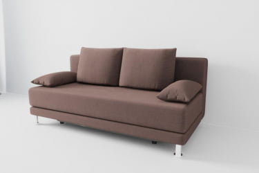 Диван Стандарт (Берхоусе) Цвет фасада: Кофе; Тип: Прямой; Материал фасада: Рогожка / (Berhouse)