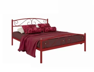 Кровать Вероника Плус 1200х2000 Красная / Plus