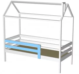 Кровать-домик РооРоом кд-33 Белый / RooRoom