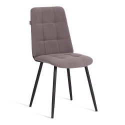 Стул обеденный Асти флок , 47х54х86, серый, 29 / Asti