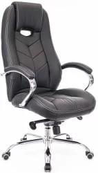 Кресло руководителя Дрифт М экокожа Черный / Drift M