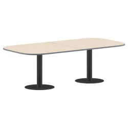 Конференц-стол на 6-8 человек ИМАГО ПРГ-8 Клен-антрацит / IMAGO