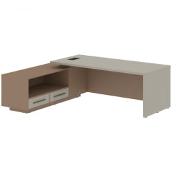 Стол руководителя левый ВЕЛИОН ВCТ 2319 Л Аметист Кобра / VELION VCT L