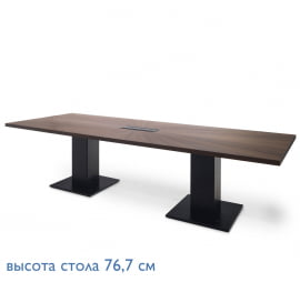 РЕНЗ/ТЕСЛА Стол д/перегов Л320 ЭВКАЛИПТ МОРЕН/ЧЕРН 104 402 ЕCЛ БЛ / RENZ/TESLA L320 ECL BL