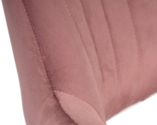 Стул барный ДОБРИН CХАРЛЙ ГОЛД (розовый велюр (МДЖ9-32)) / DOBRIN CHARLY GOLD (MJ9-32))